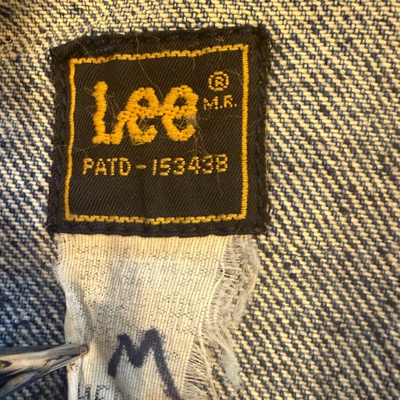 Vintage Lee Denim Jacket Mens Medium Blue Riders Trucker Workwear MiUSA USA 101J - Picture 10 of 15